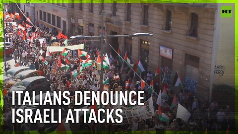 We’ve lost so many, but not resistance | Thousands march in Milan over Israeli attacks