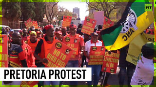 ‘We’re unable to survive’: Protesters rally over soaring prices in S. Africa
