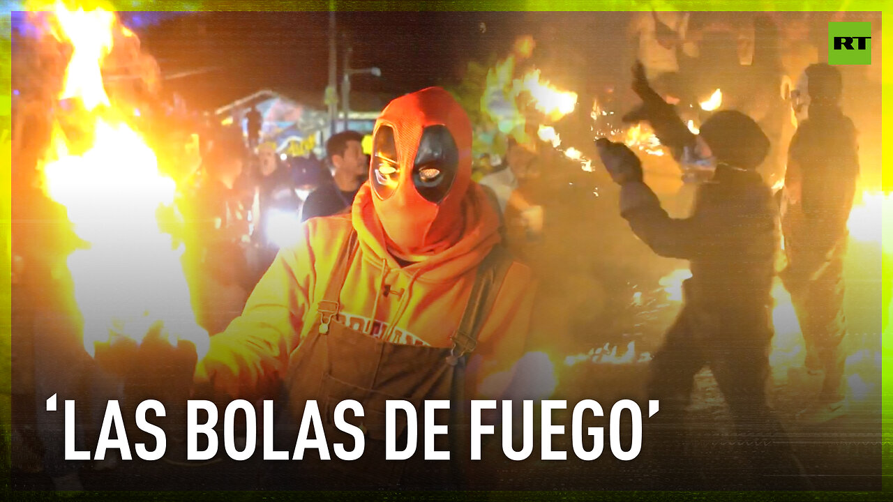 'Las Bolas de Fuego' festival in Nejapa commemorates volcano eruption