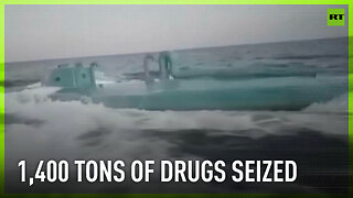 Colombian Navy seizes over 1,400 TONS of drugs worth $8.4BN