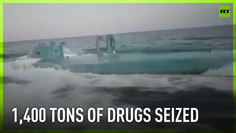 Colombian Navy seizes over 1,400 TONS of drugs worth $8.4BN