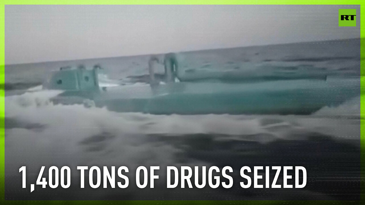 Colombian Navy seizes over 1,400 TONS of drugs worth $8.4BN