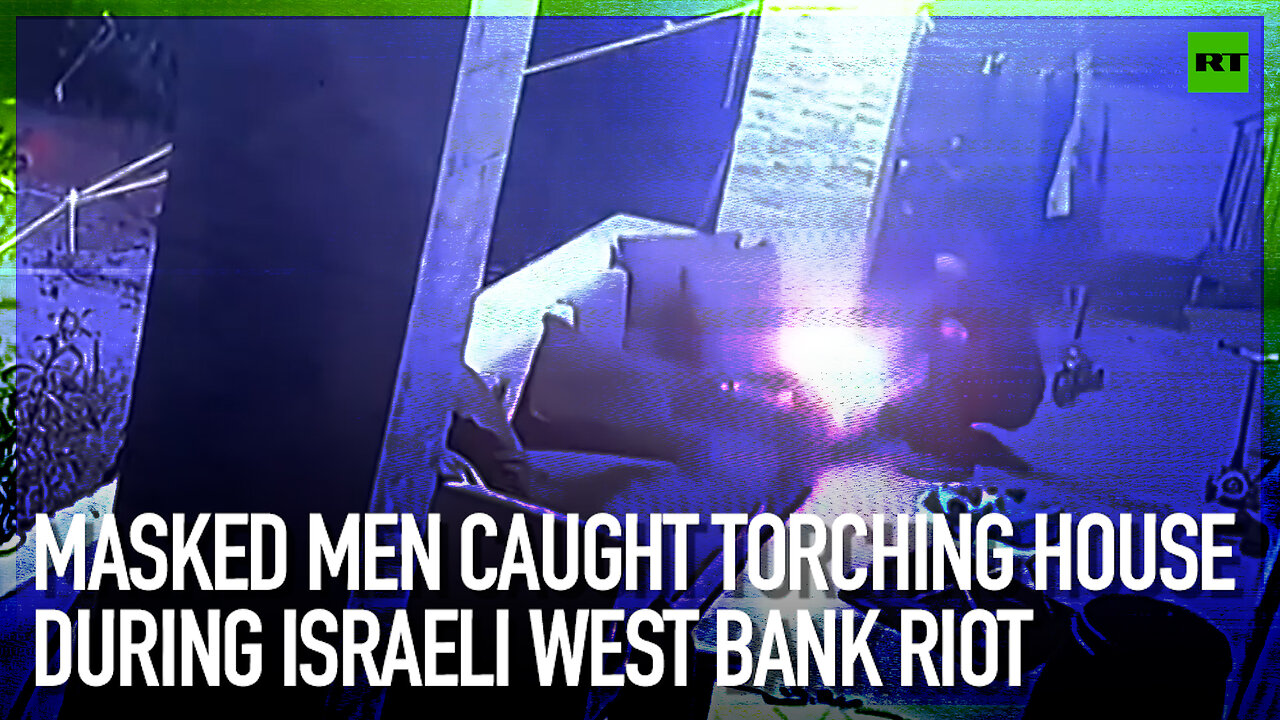 Masked men caught torching house during Israeli West Bank riot