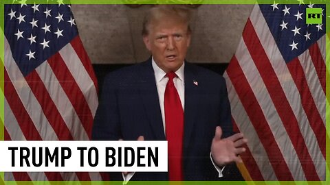 President Biden, don't use prosecutors and judges to go after your opponent – Trump