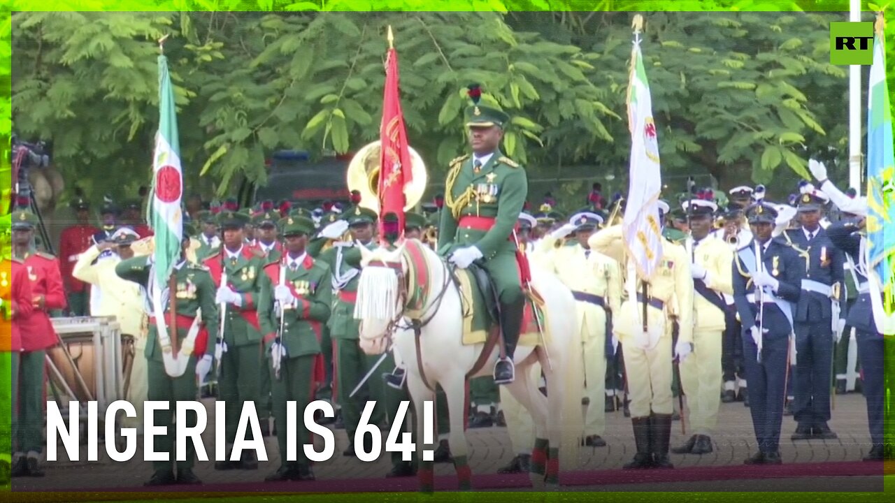 Nigeria celebrates 64th Independence Day with military parade