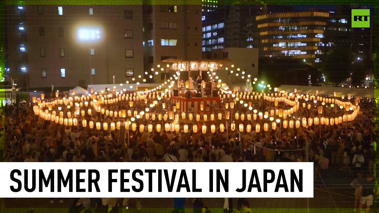 Noryo Bon Odori | Revellers dance to festive taiko drums