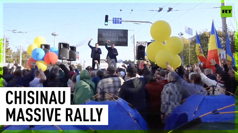 Moldova police dismantle protesters' tent camp