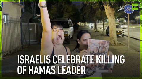 Israelis celebrate killing of Hamas leader