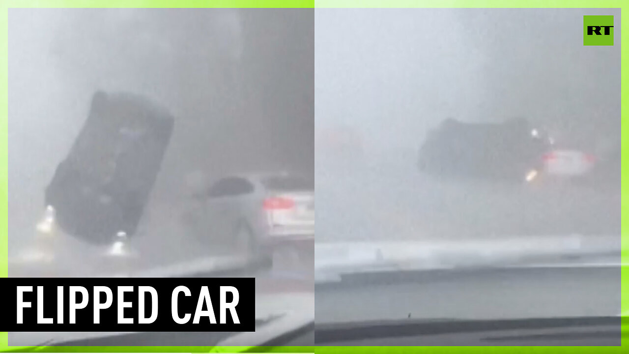 Car flies on South Carolina highway