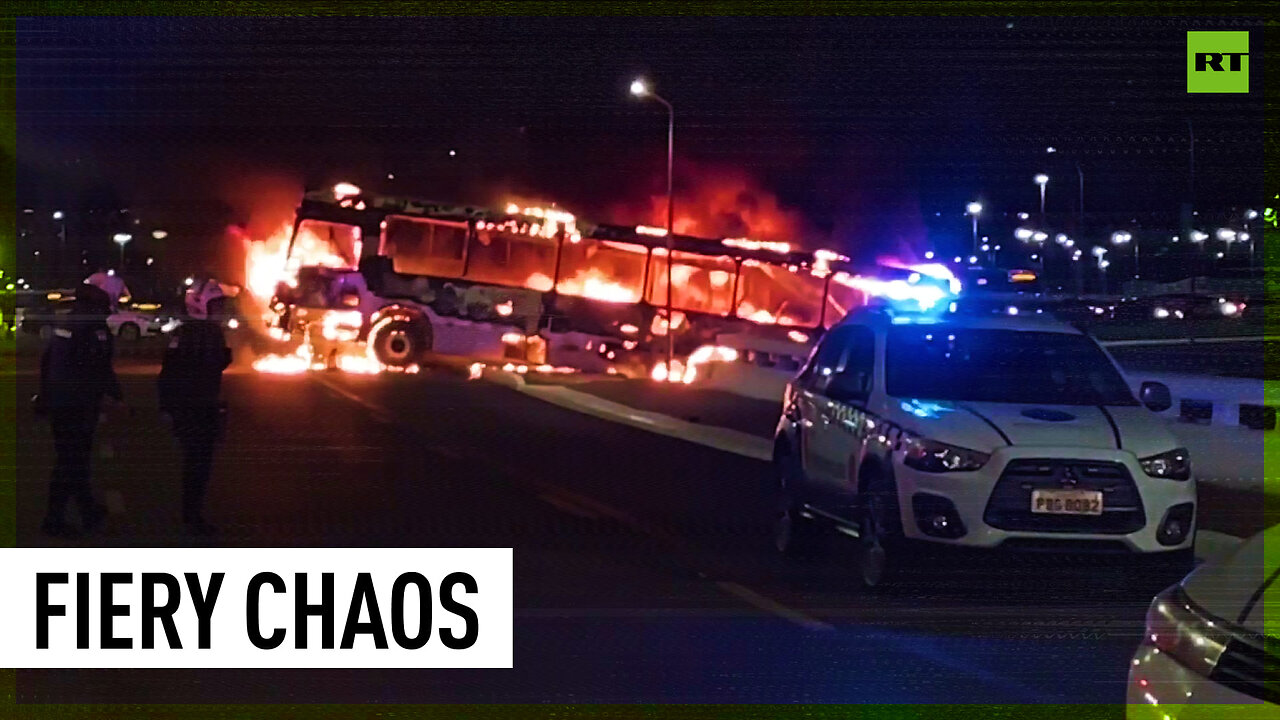 Vehicles burned as Bolsonaro supporters riot in Brasilia