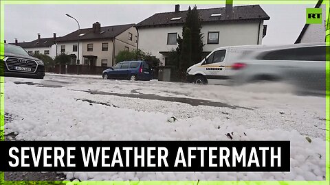 Heavy rain and hail batter southern Germany