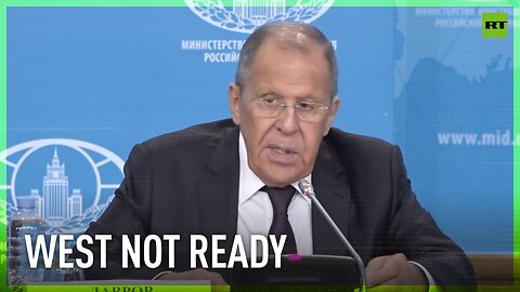 West not ready for full-scale cooperation - Lavrov