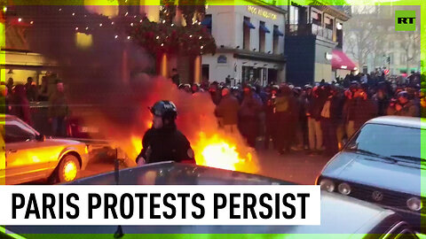 Protesters clash with police in new round of pension reform demonstrations