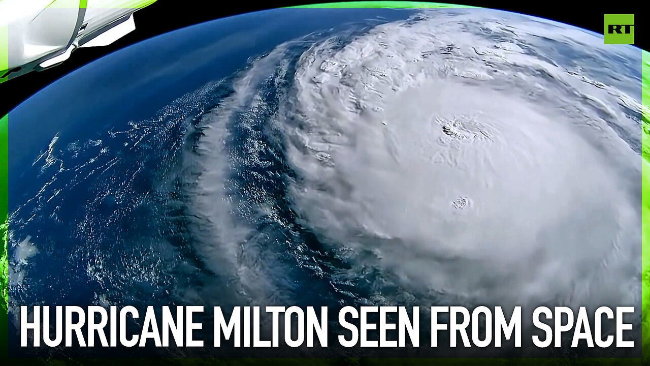 Hurricane Milton seen from space