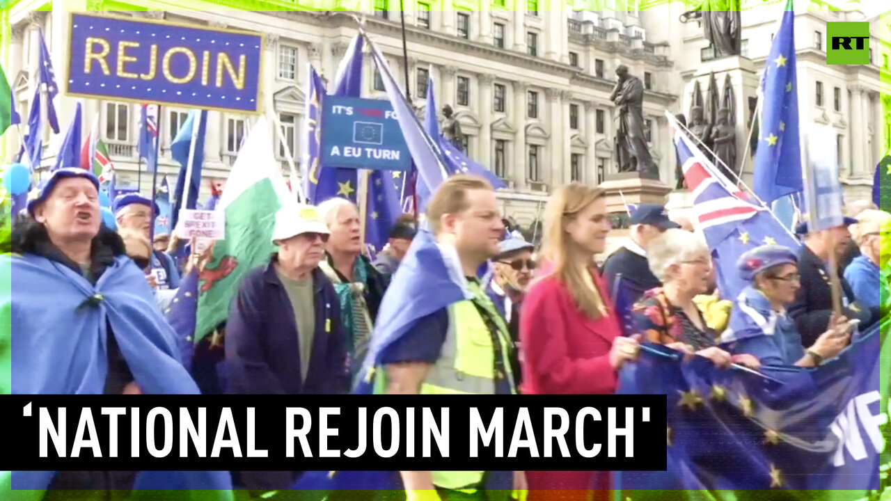 Thousands march in London calling for UK to rejoin EU