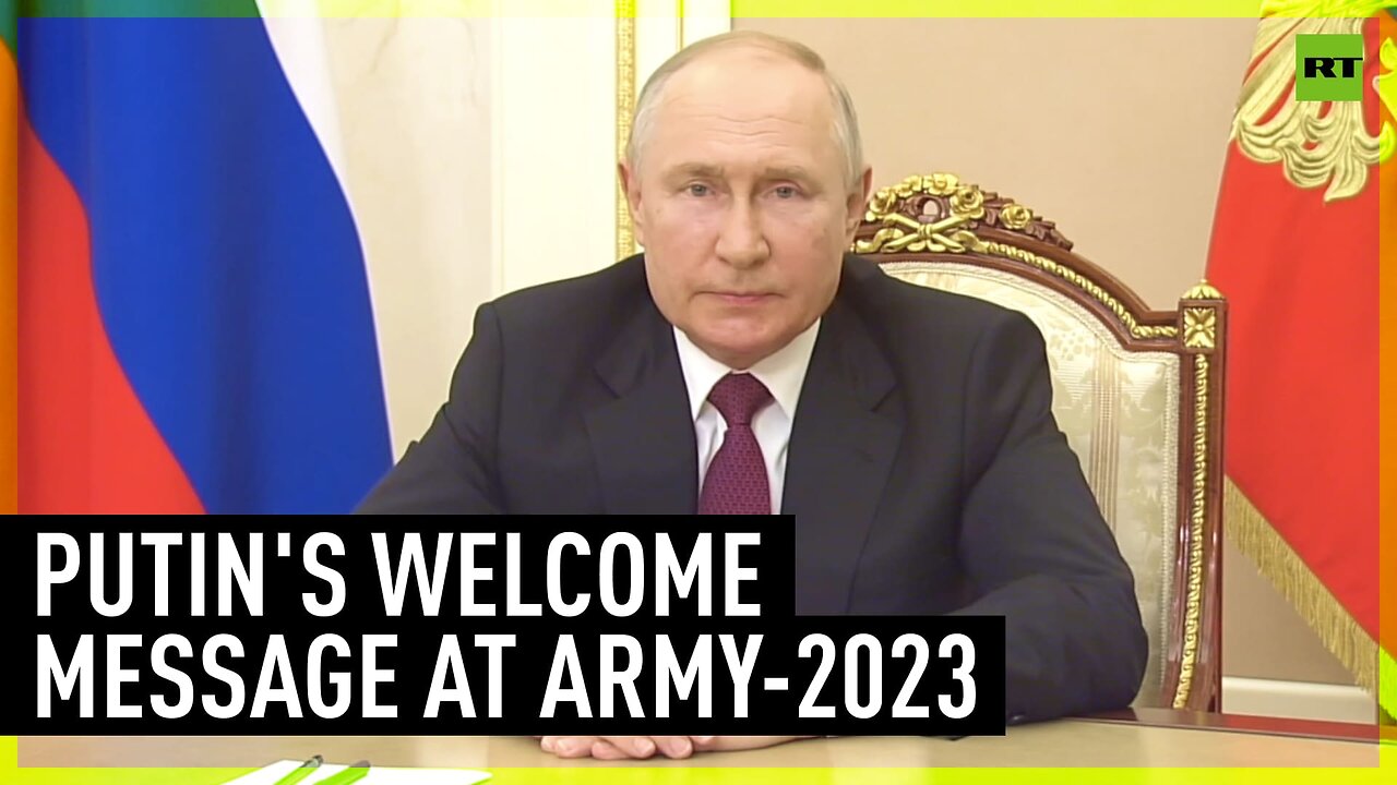 Putin speaks at ARMY-2023 Expo opening ceremony