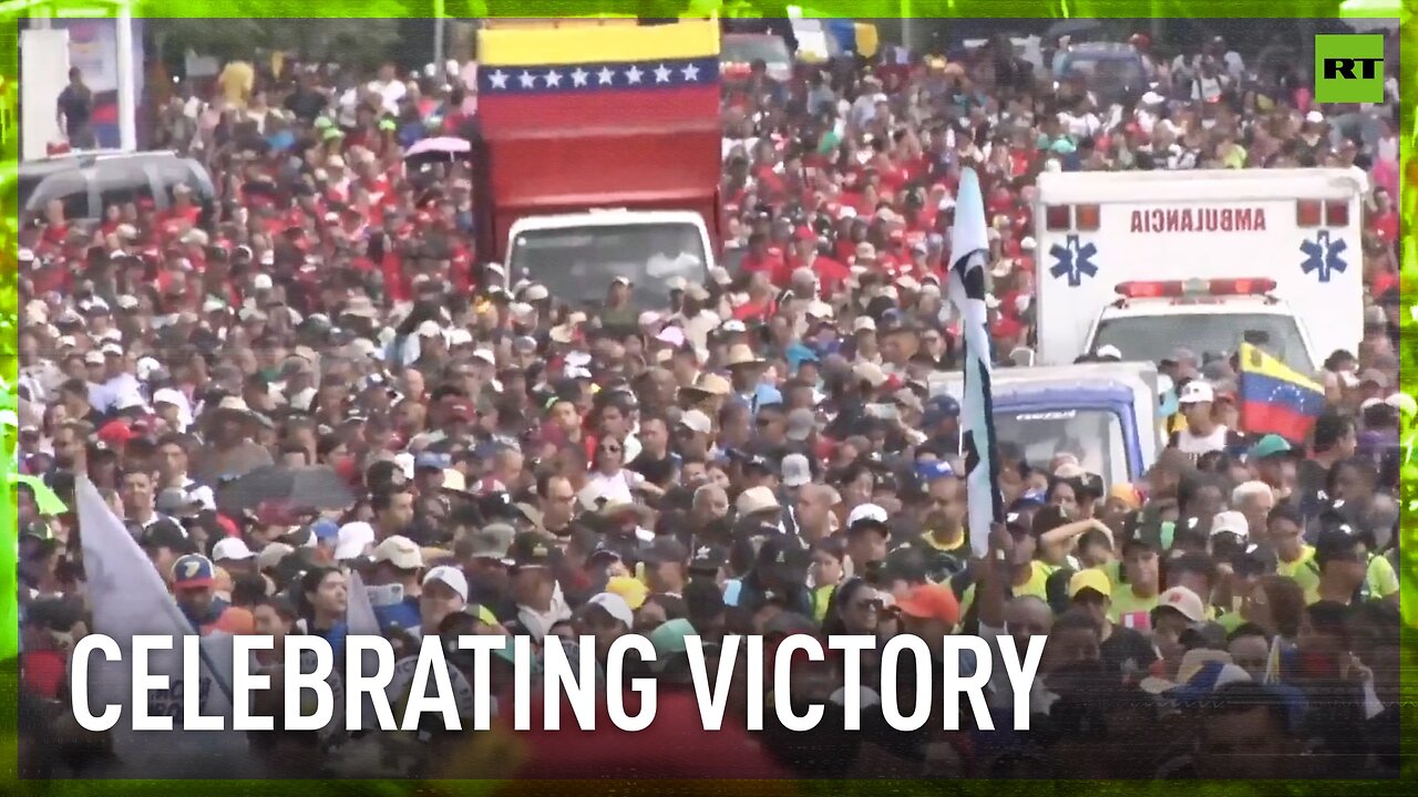 Thousands celebrate Maduro's confirmed victory