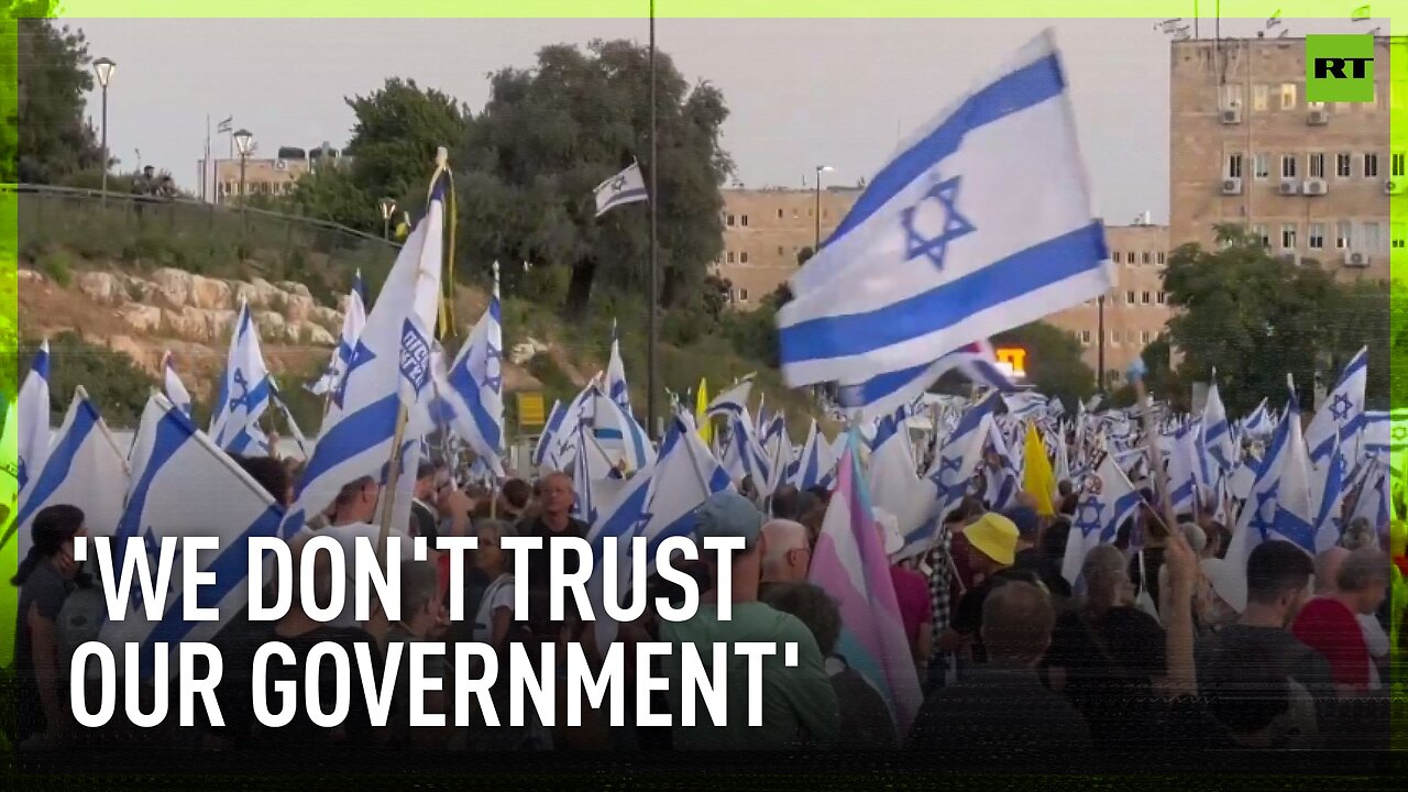 Massive anti-Bibi march through Jerusalem