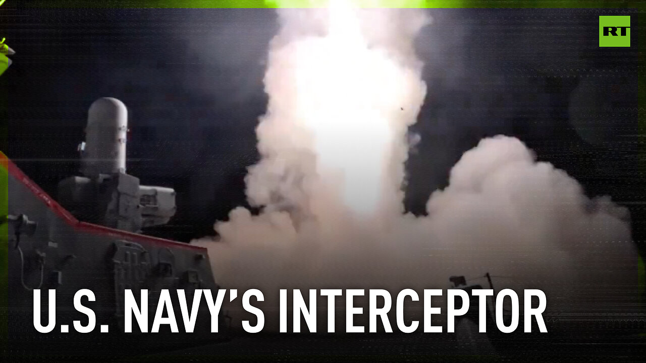 US Navy’s interceptor firing targeting Iranian missiles headed toward Israel — Pentagon