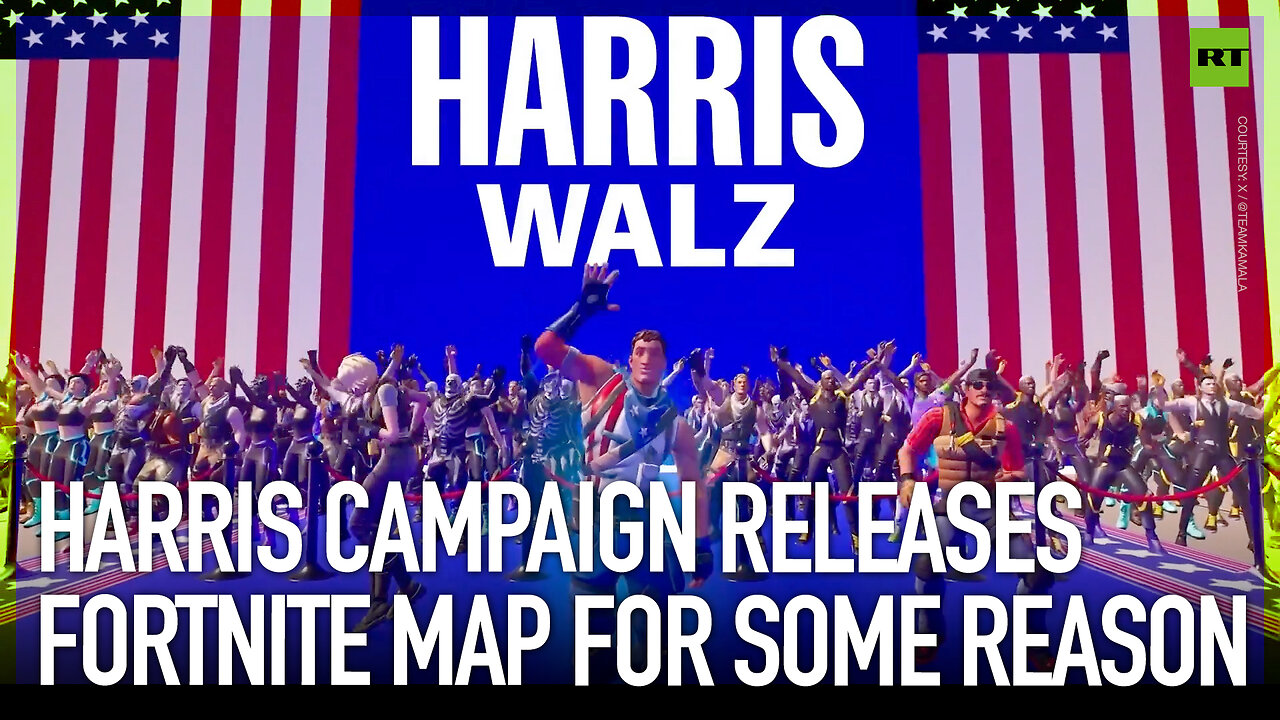 Harris campaign releases Fortnite map for some reason