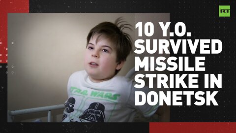 10 year old boy on how he survived attack on Donetsk