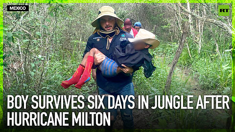 Boy survives six days in jungle after Hurricane Milton