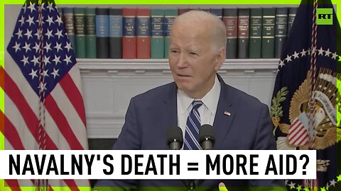 Biden wants to use Navalny's death to push Ukraine funding