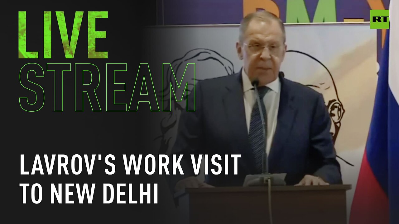 Lavrov speaks in New Delhi