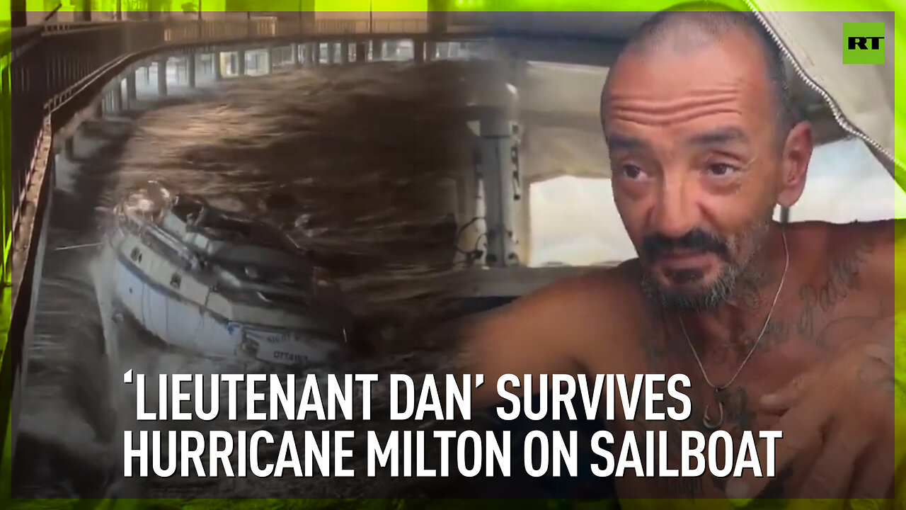 ‘Lieutenant Dan’ survives Hurricane Milton on sailboat