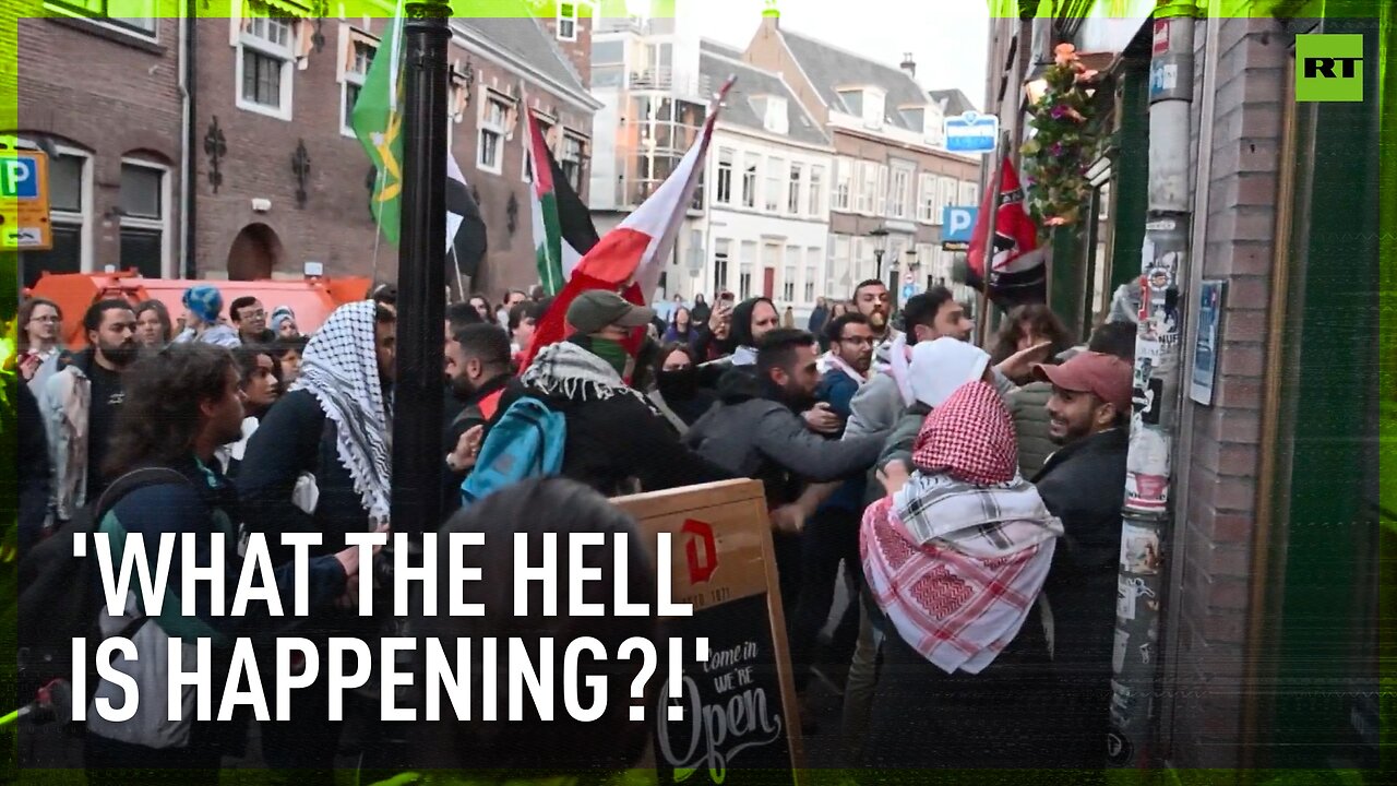 Scuffles erupt in Utrecht, Netherlands, as protesters condemn Israeli violence in Lebanon