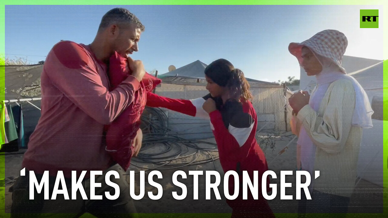 Displaced girls in Gaza turn to sports and exercise for mental relief