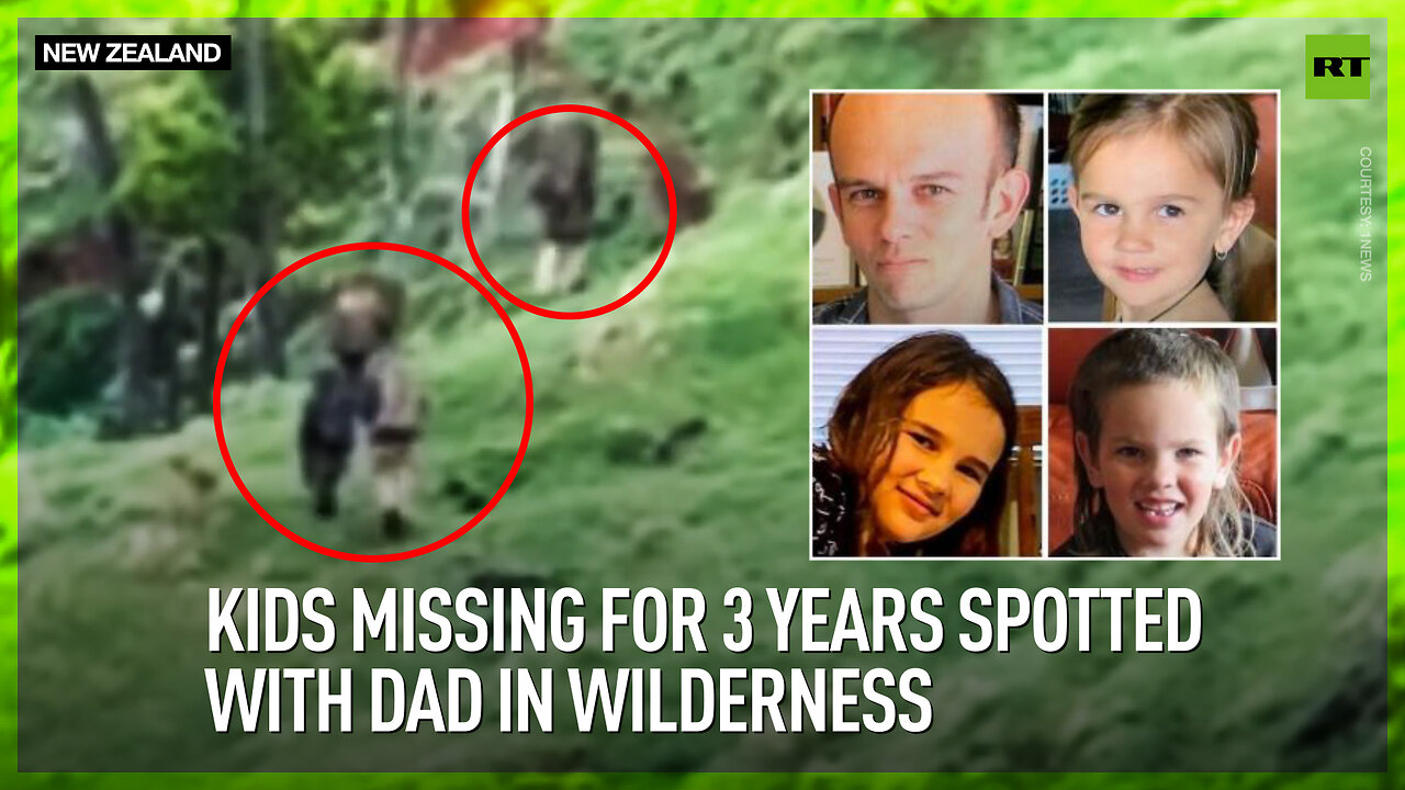 Kids missing for 3 years spotted with dad in wilderness