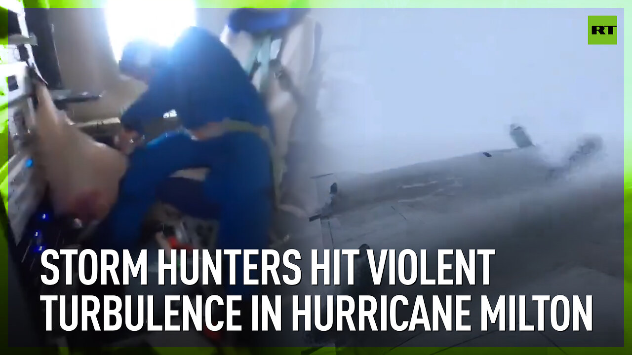 Storm hunters hit violent turbulence in Hurricane Milton