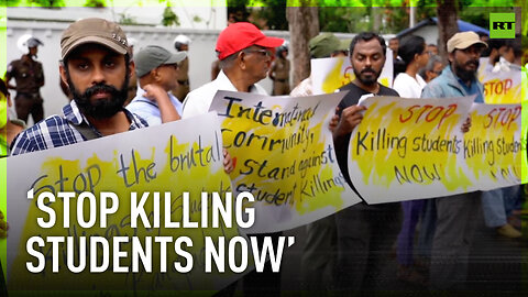 Dozens decry police brutality against Bangladeshi students