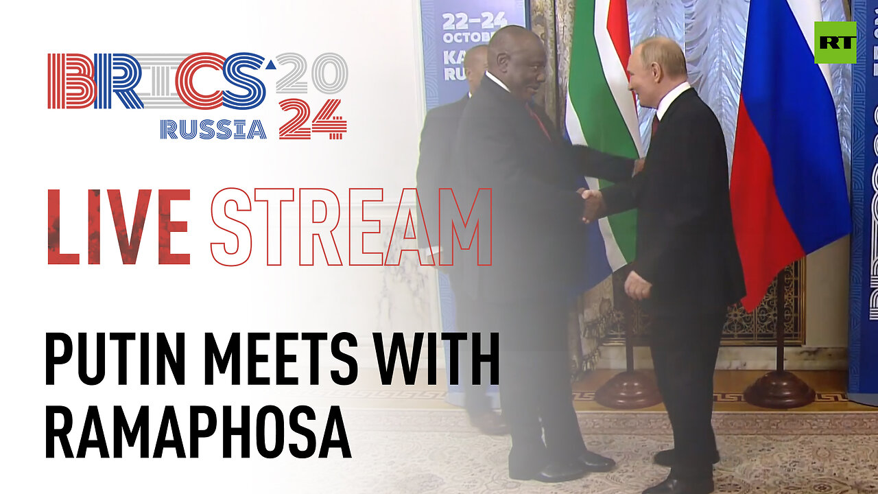 Putin meets with South African President Ramaphosa at BRICS Summit in Kazan