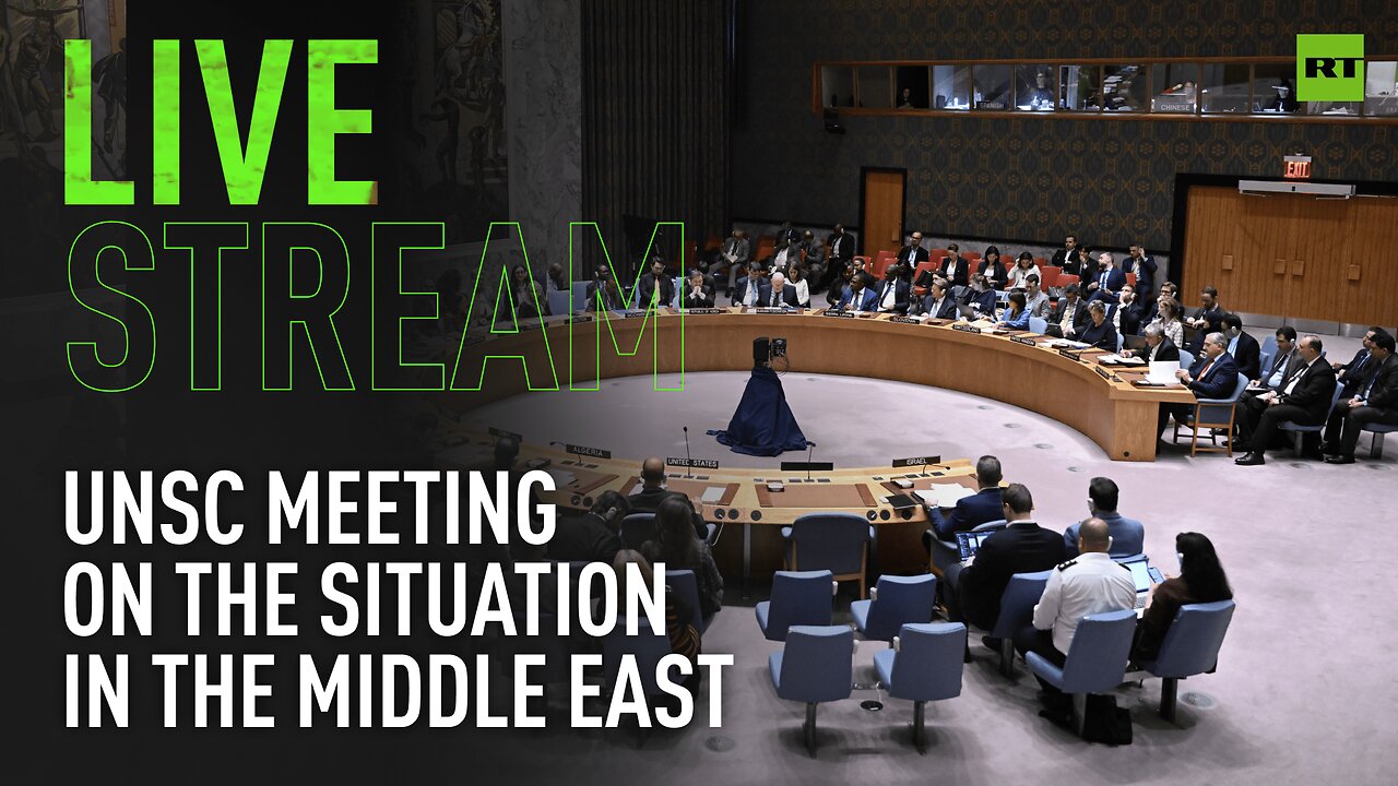 The UNSC holds a meeting on the situation in the Middle East