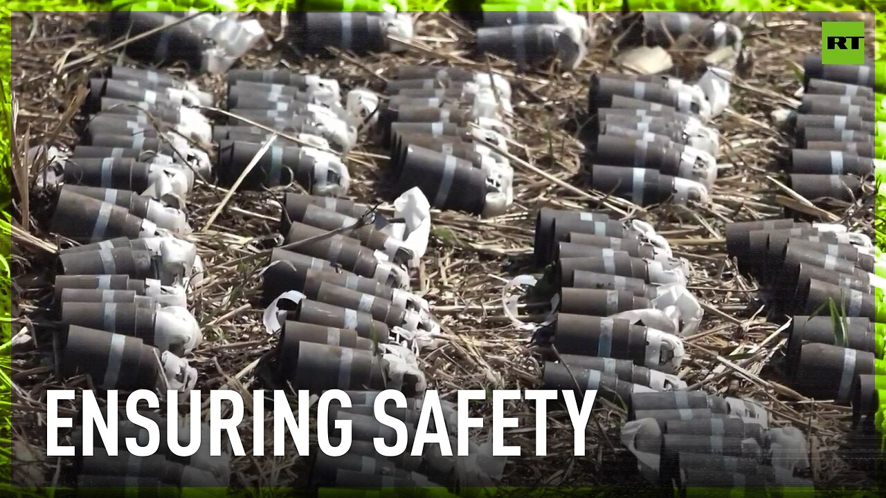 National Guard defuses unexploded cluster munitions using controlled detonations in the Kursk region