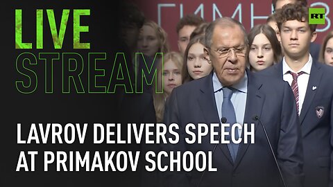 Lavrov delivers speech at Primakov School