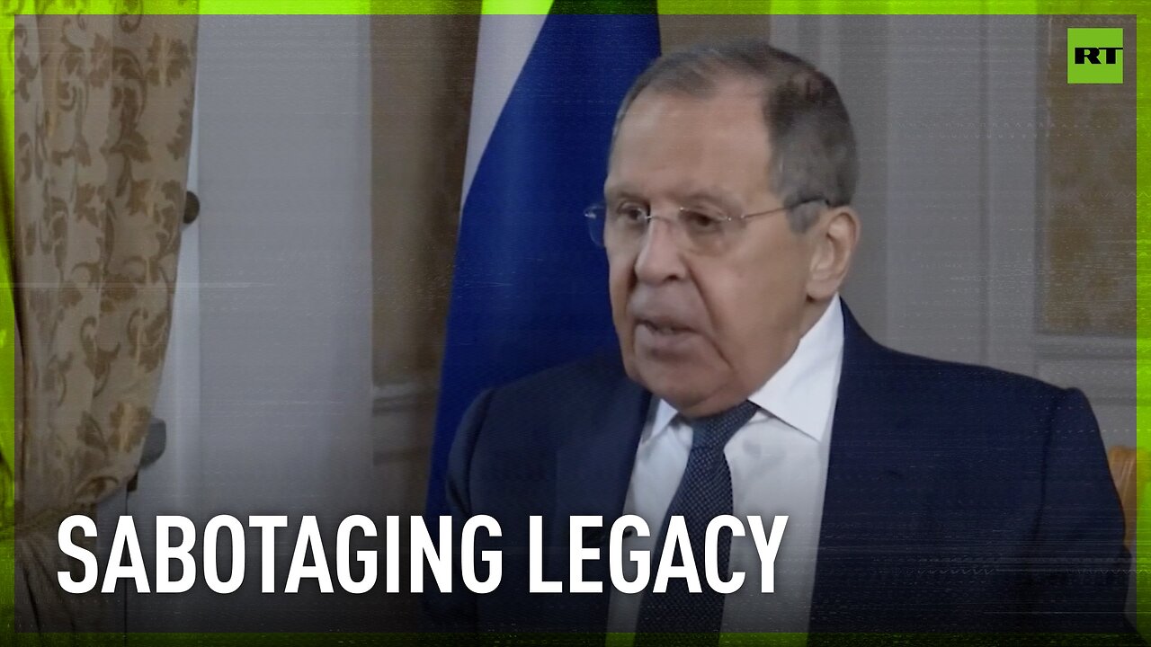 It's obvious that Biden admin is trying to leave Trump as bad a legacy as it can – Lavrov