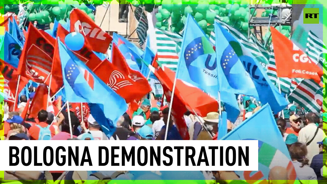Protesters rally against Italian govt’s labor package