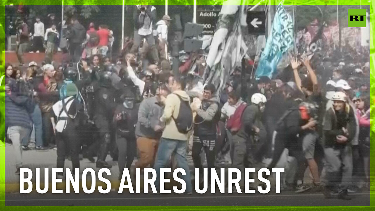 Protesters face tough police repression in Buenos Aires