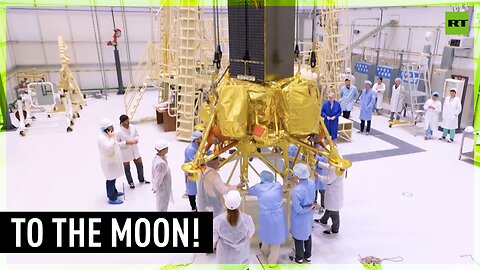 Russia’s Luna-25 automatic lunar lander installed at workplace