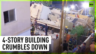 Deadly building collapse in Jordan