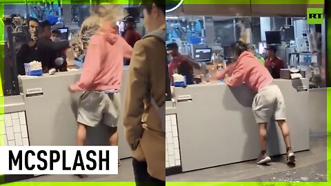 ‘Not lovin’ it’ | McDonald’s employee throws drink in rowdy customer’s face