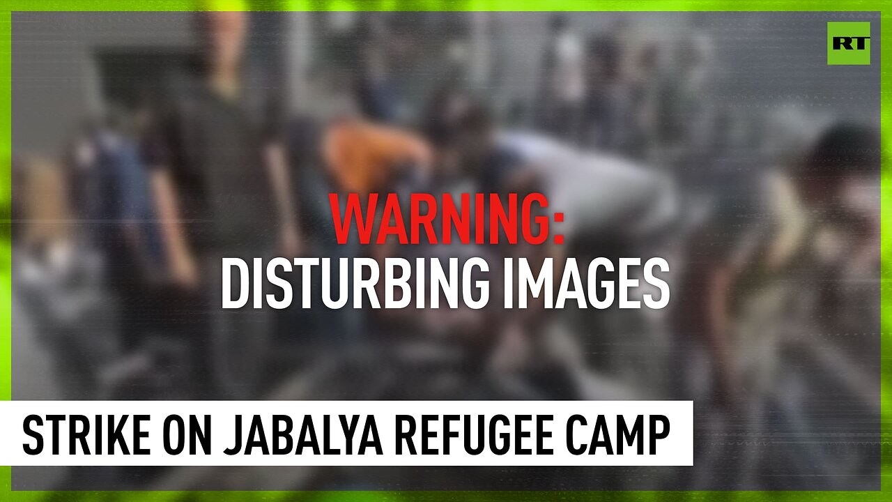 Devastating airstrike on refugee camp leaves hundreds injured