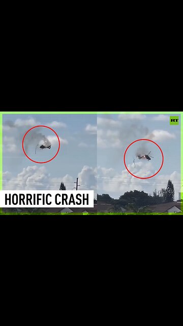 Police helicopter crashes in Florida