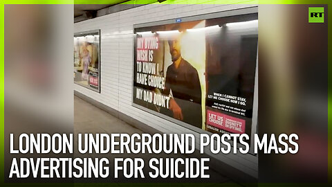 London Underground posts mass advertising for suicide