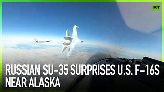 Russian Su-35 surprises US F-16s near Alaska