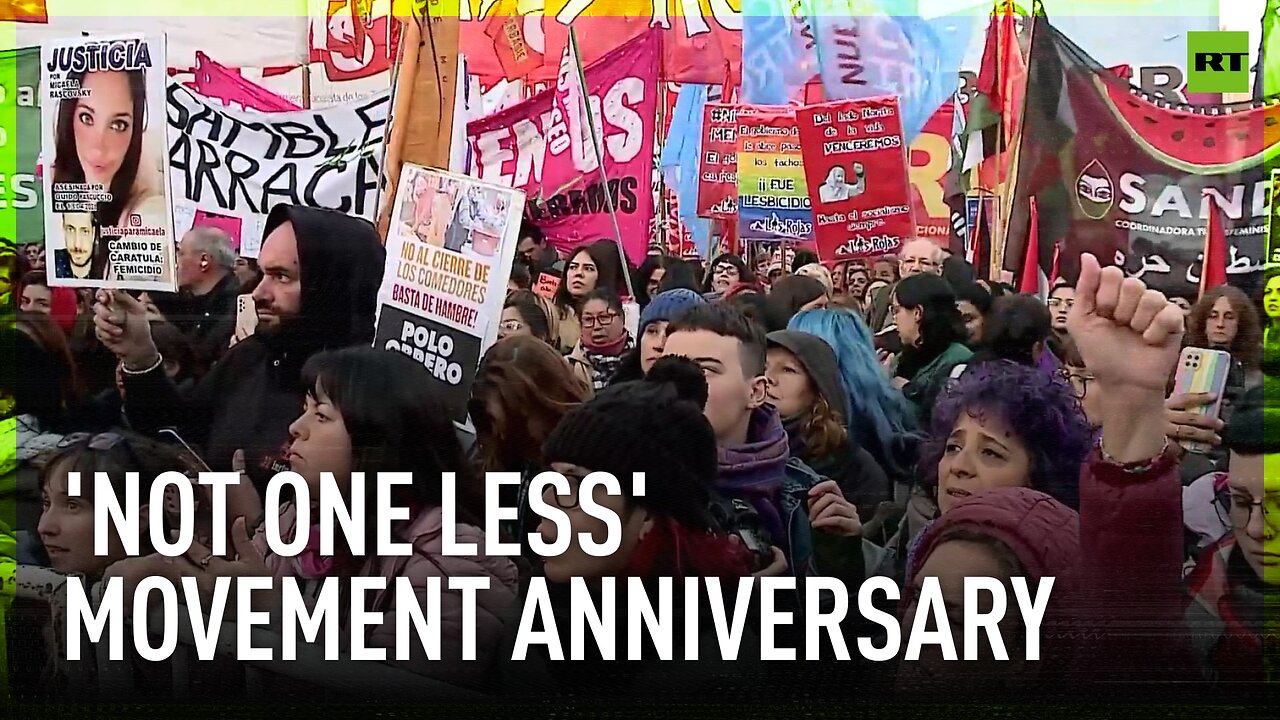 Massive anti-femicide march in Buenos Aires