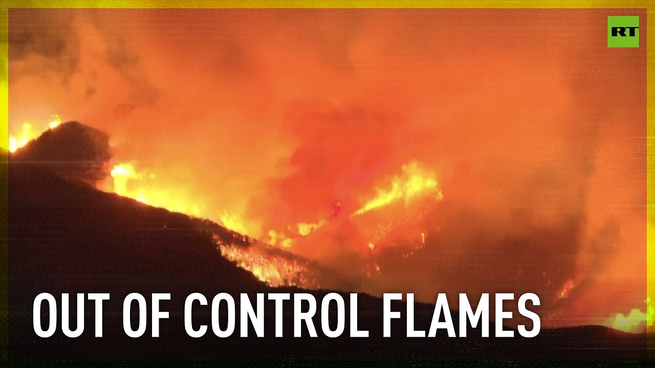 Auburn flames take over LA forests